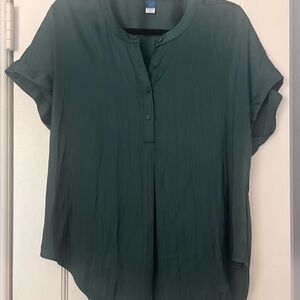Old Navy Dark Green Blouse